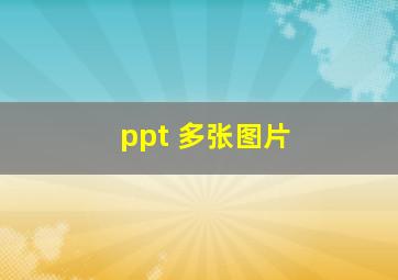 ppt 多张图片